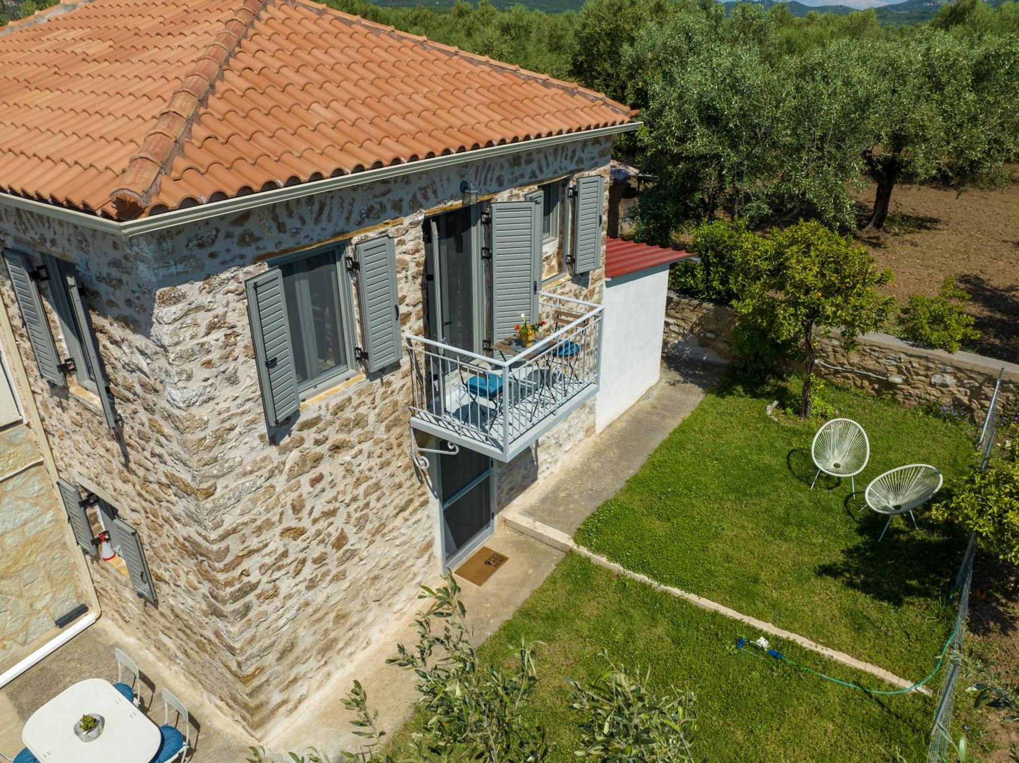 Messinian Stone House Villa Exterior foto